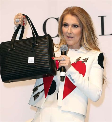 celine dion bags bugatti|Celine Dion bag line.